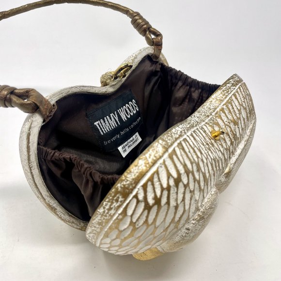 Vintage Timmy Woods Handmade Crossbody Swan Purse Beverly Hills Collection - Picture 7 of 14